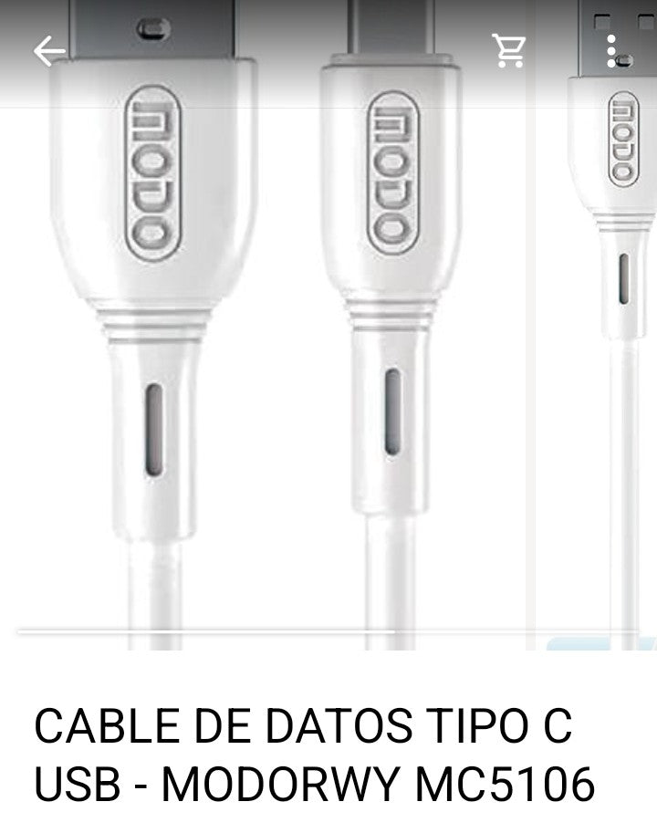 Cable datos Tipo C MC5106