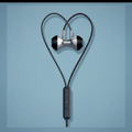 Auricular con Cable fondo azulado
