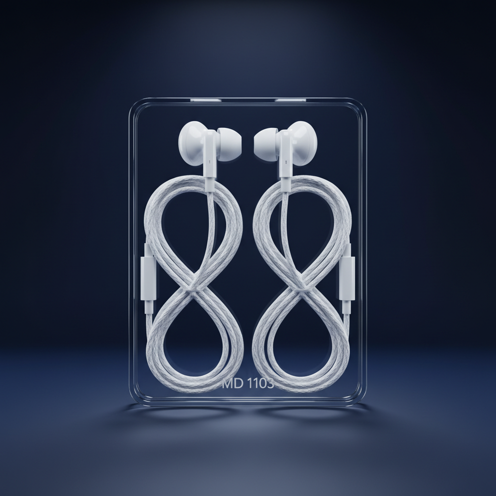 Auricular MD 1103 en Caja de Acrílico