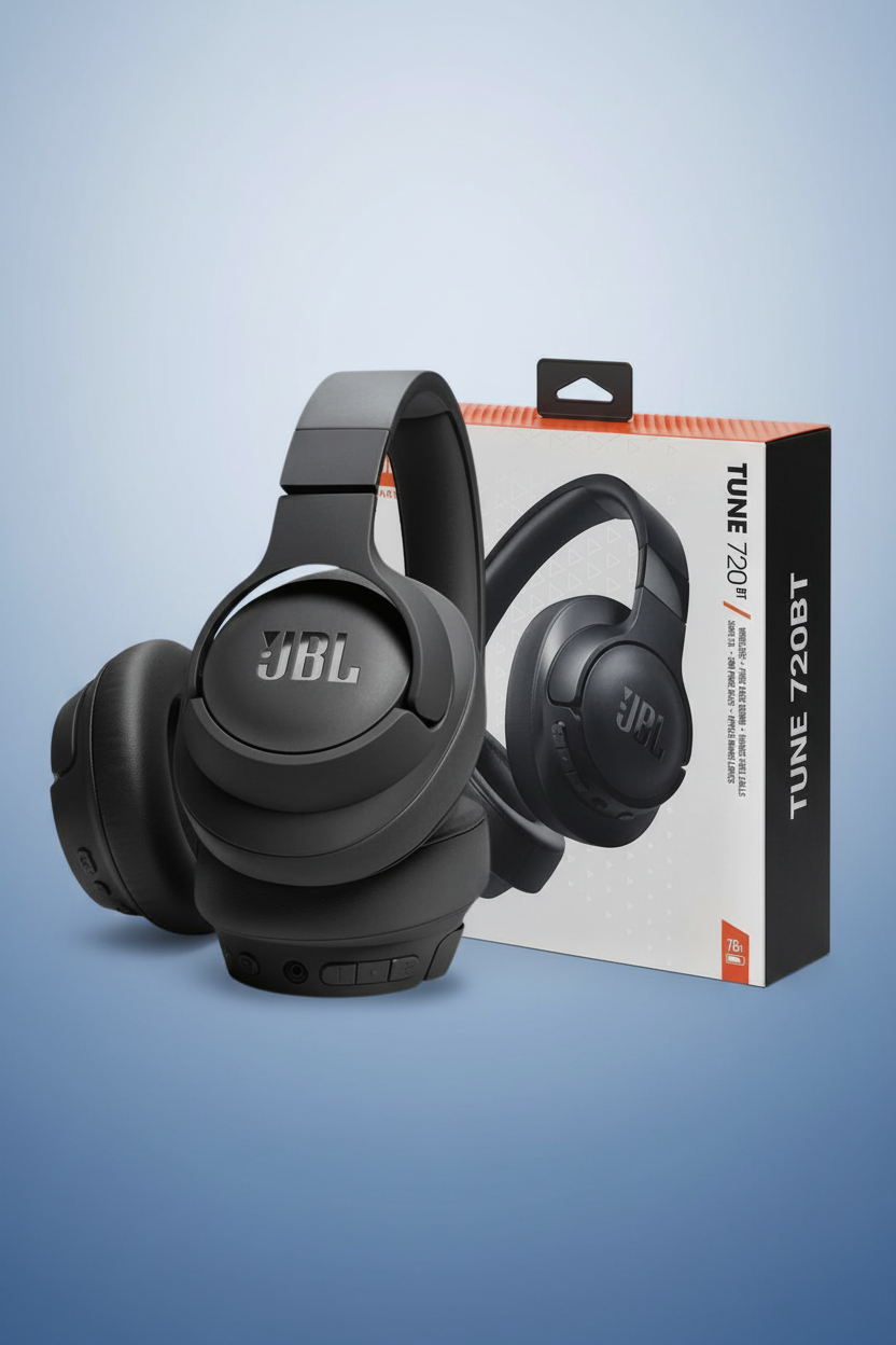 JBL Tune 720BT fondo azul