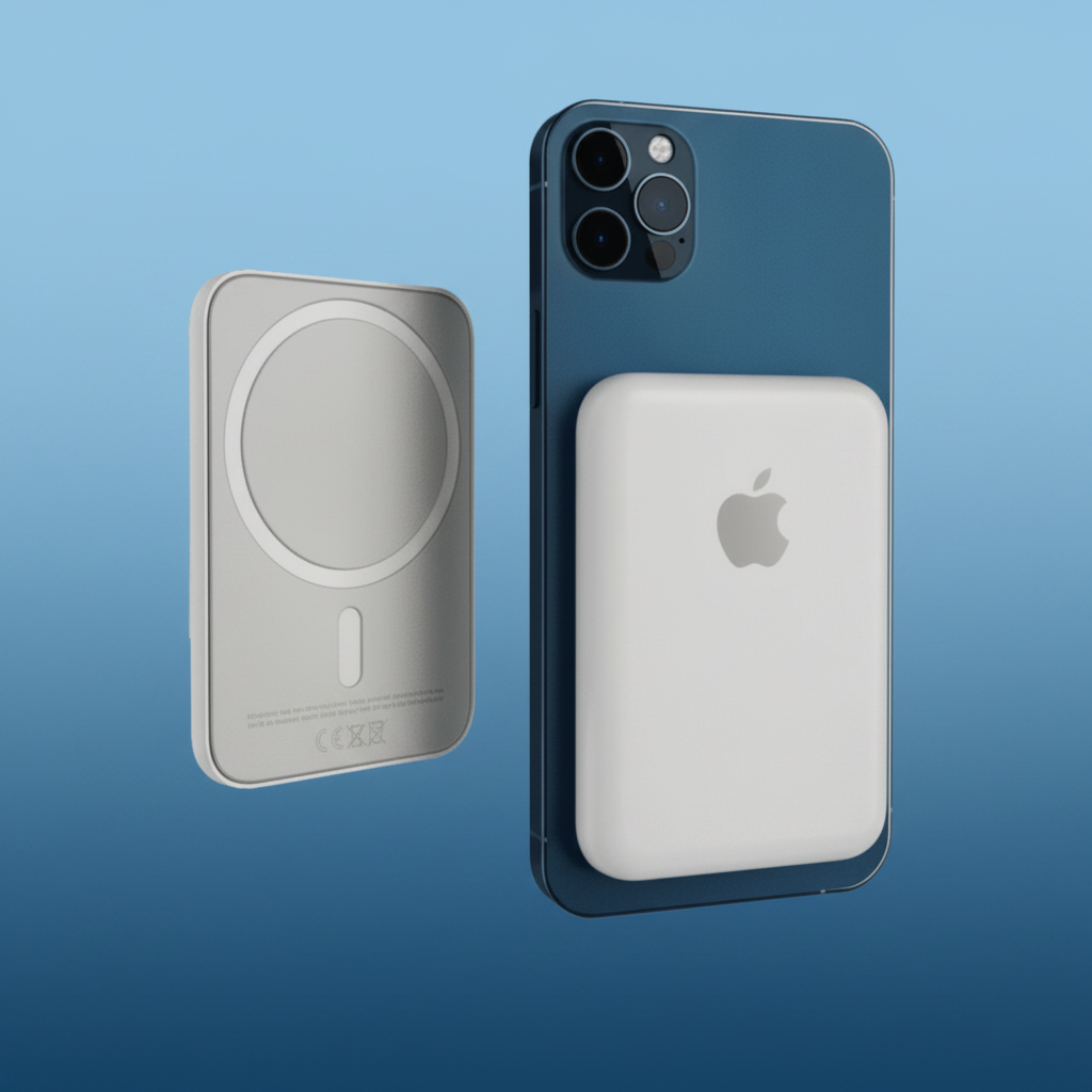 MagSafe battery fondo azul