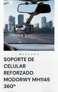 Soporte de celular reforzado para auto Modorwy MH1145 360°